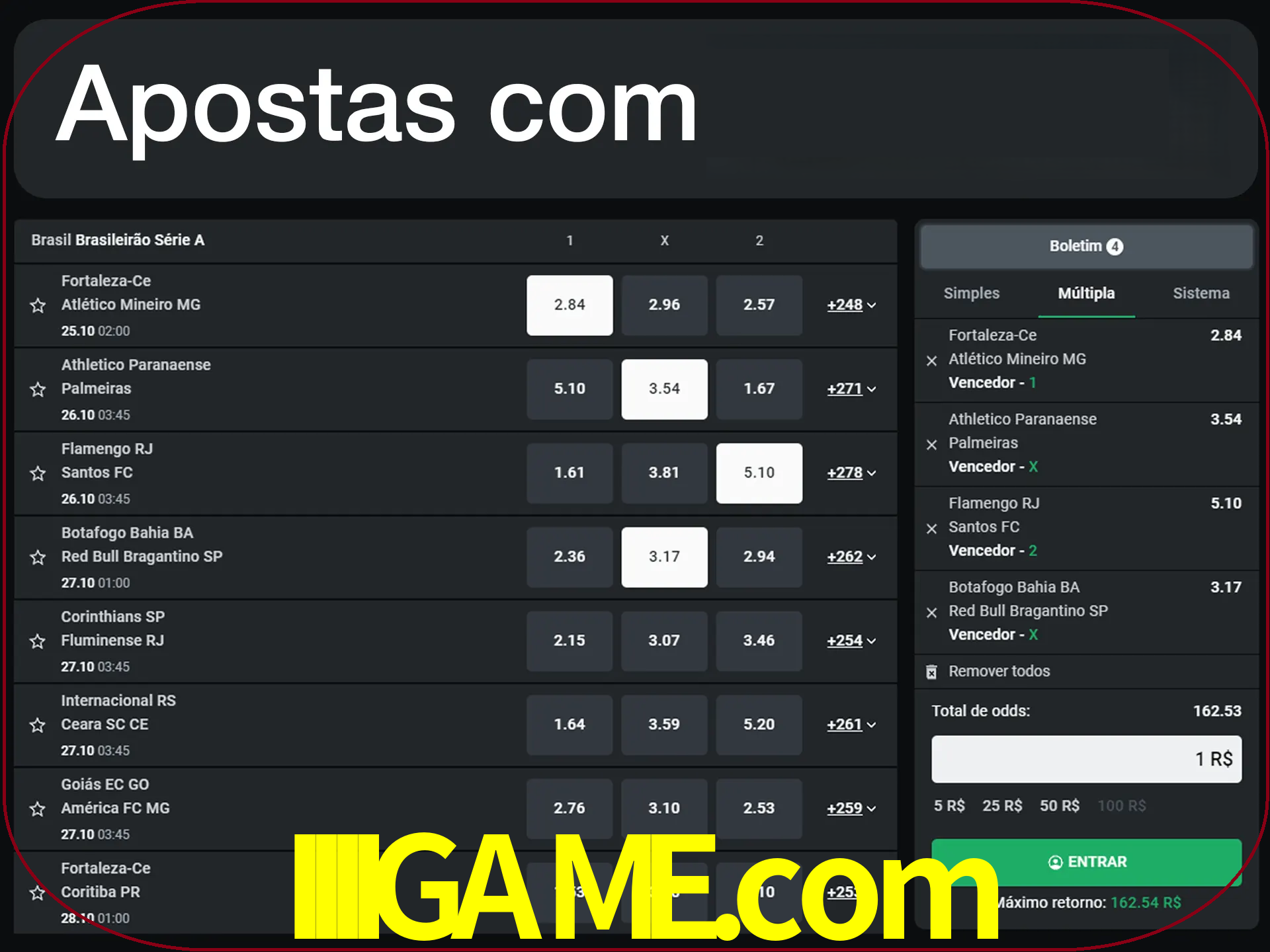 Aposte em vários diciplines com LeonBet.