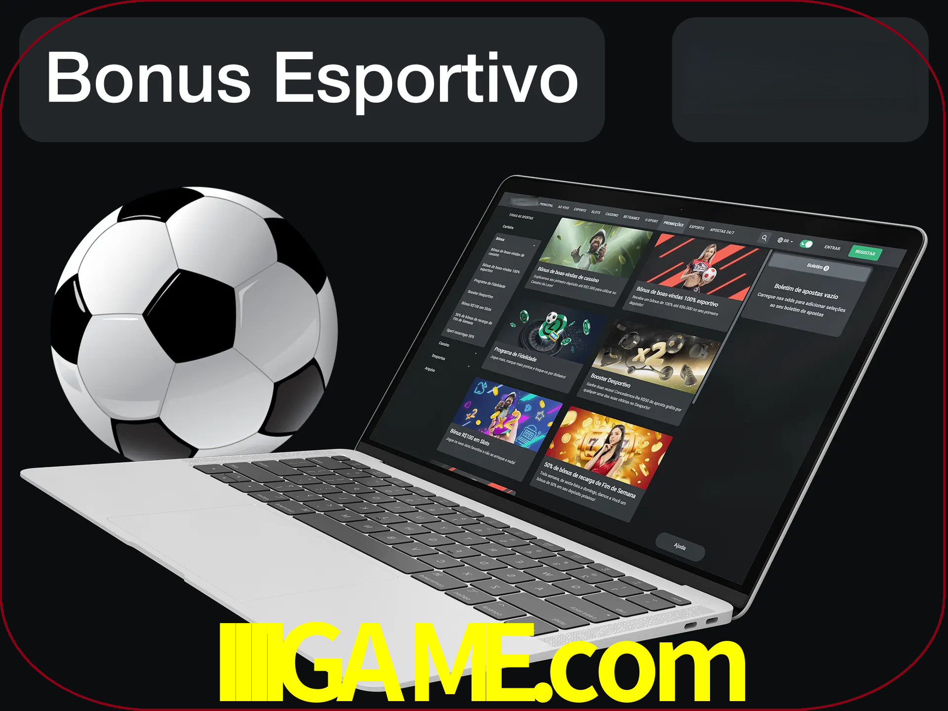 Antes de começar a apostar, use o bônus esportivo.